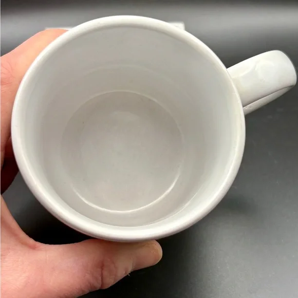 Vintage Oscar de la Renta Ceramic Mug Gold Swirl Sunburst Coffee Cup 12oz EUC - Picture 11 of 11